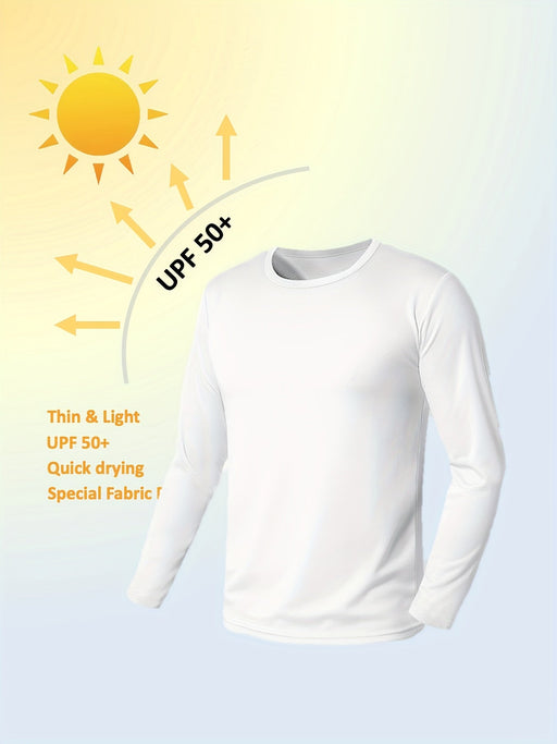 Heren lichtgewicht snel droog - Lange mouw rash guard - Voor vissen wandelen en outdoor - Bivakshop