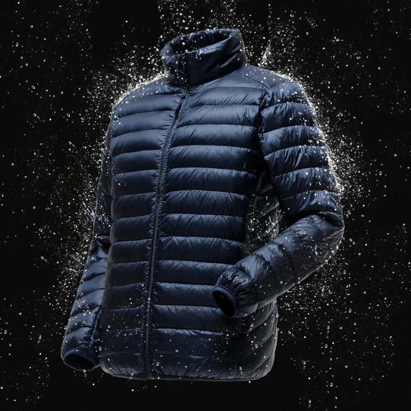 Heren lichtgewicht waterbestendig opvouwbaar donsjack - Mode winterjas - Bivakshop