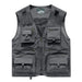Heren outdoor vest – Ademend – Multifunctionele zakken voor buitenactiviteiten - Bivakshop