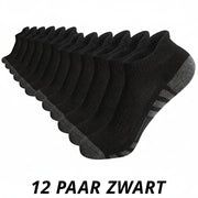 Heren sportsokken – 6/12 paar – Antislip & Comfortabel voor Outdoor en Gym - Bivakshop