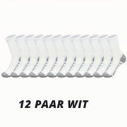 Heren sportsokken – 6/12 paar – Antislip & Comfortabel voor Outdoor en Gym - Bivakshop