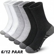 Heren sportsokken – 6/12 paar – Antislip & Comfortabel voor Outdoor en Gym - Bivakshop