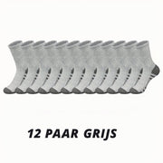 Heren sportsokken – 6/12 paar – Antislip & Comfortabel voor Outdoor en Gym - Bivakshop