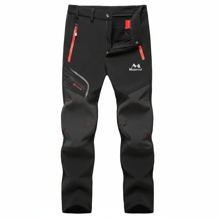 Outdoor winterbroek met fleecevoering waterdicht en winddicht voor wandelen en skiën