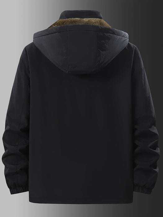 Heren winterjas – Fleecevoering – Waterafstotende outdoorjas - Bivakshop