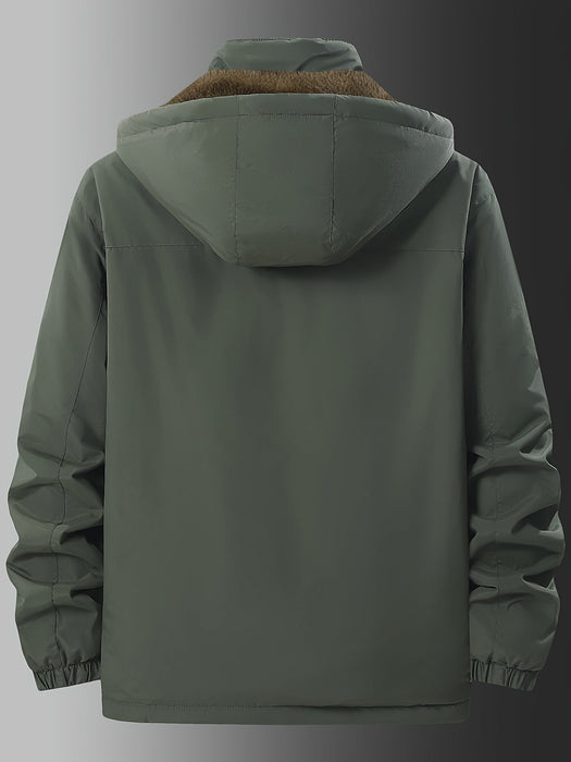 Heren winterjas – Fleecevoering – Waterafstotende outdoorjas - Bivakshop