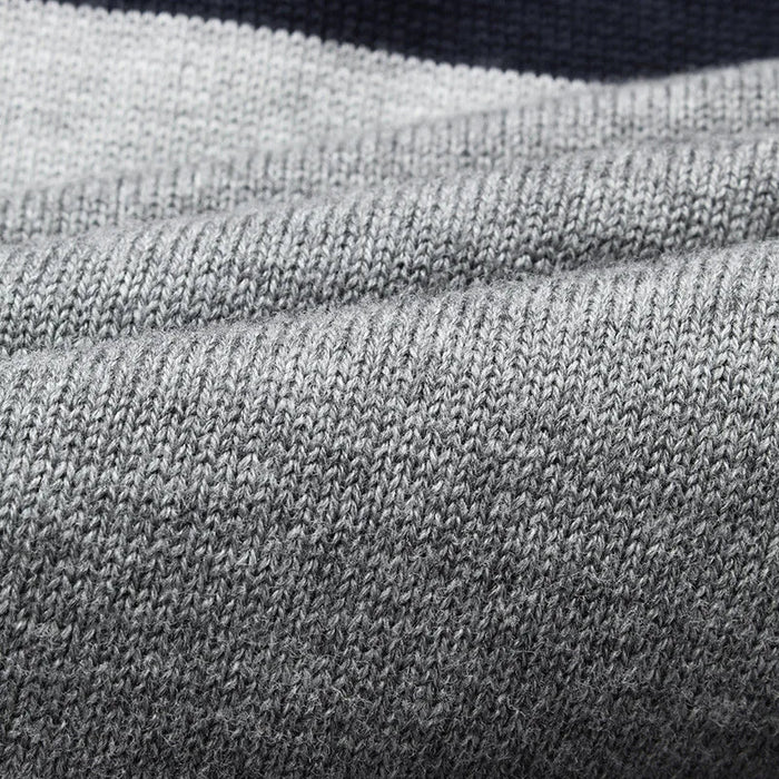 Herfst casual heren trui - O - hals gestreept - Slim fit gebreide pullover - Bivakshop