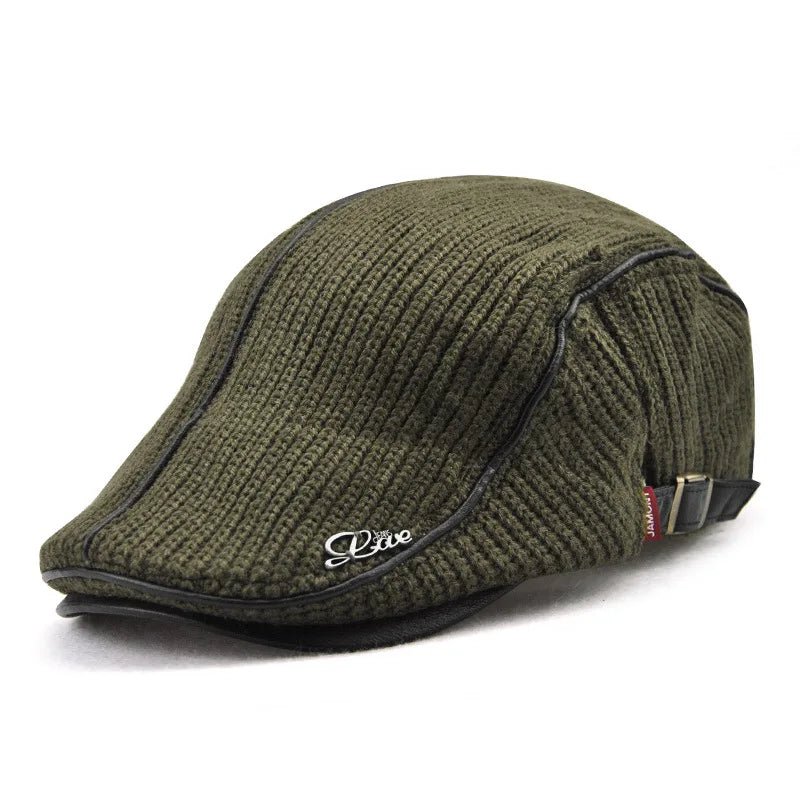 Herfst winter gebreide baret - Warme unisex pet - Verstelbare wollen muts voor heren en dames - Bivakshop