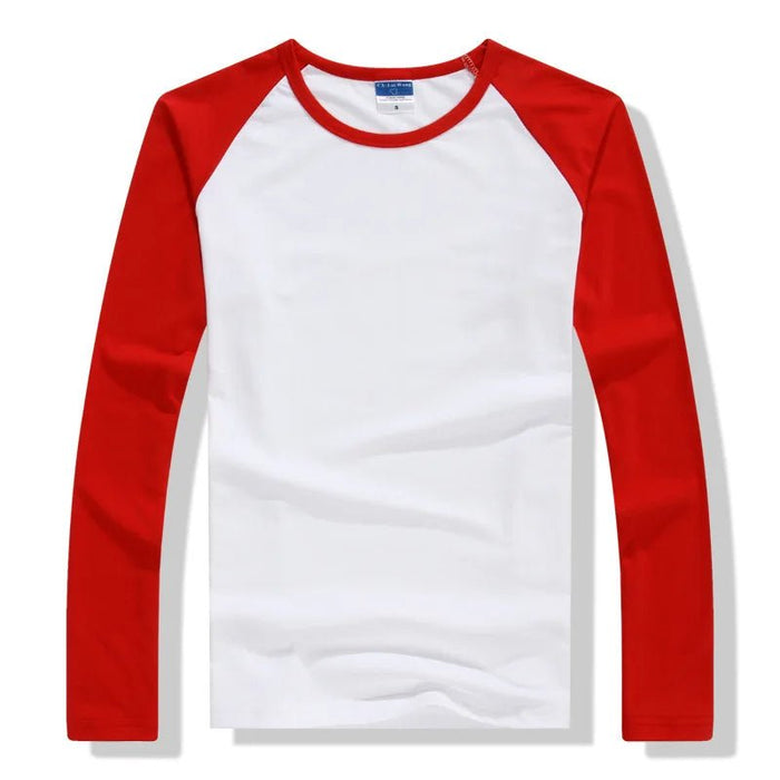 Herfst winter heren T-shirt - Lange mouw - Slim fit raglan T-shirt - Bivakshop