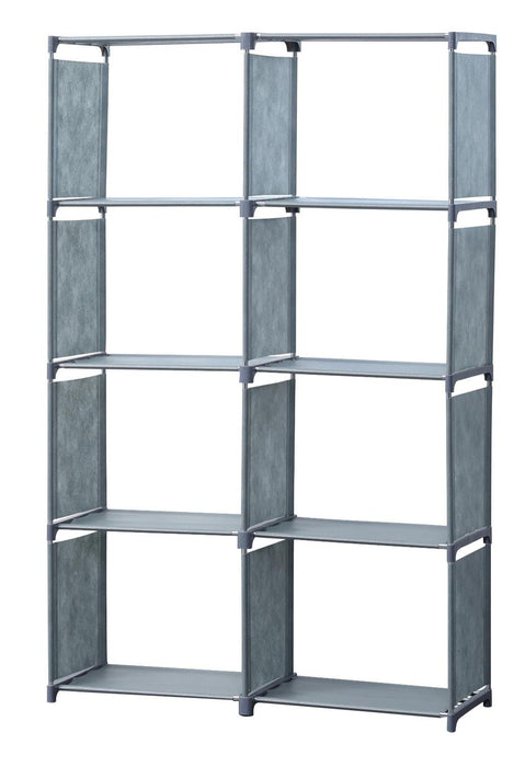 Herzberg 8 - laags trapvormig boekenrek - Multifunctioneel en duurzaam - 85x125cm grijs - Bivakshop