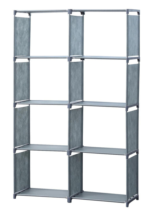 Herzberg 8 - laags trapvormig boekenrek - Multifunctioneel en duurzaam - 85x125cm grijs - Bivakshop