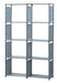 Herzberg 8 - laags trapvormig boekenrek - Multifunctioneel en duurzaam - 85x125cm grijs - Bivakshop