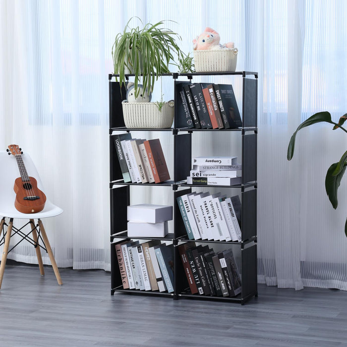 Herzberg 8 - laags trapvormig boekenrek - Multifunctioneel en duurzaam - 85x125cm grijs - Bivakshop