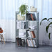Herzberg 8 - laags trapvormig boekenrek - Multifunctioneel en duurzaam - 85x125cm grijs - Bivakshop
