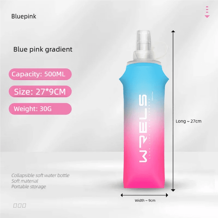 High Flow Soft Flask – Opvouwbare Sport Waterfles (250ml & 500ml) – Ultra - Lichtgewicht TPU Drinkfles in Diverse Kleuren - Bivakshop