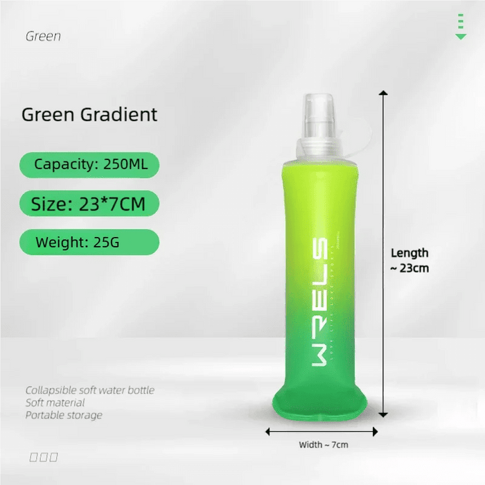 High Flow Soft Flask – Opvouwbare Sport Waterfles (250ml & 500ml) – Ultra - Lichtgewicht TPU Drinkfles in Diverse Kleuren - Bivakshop