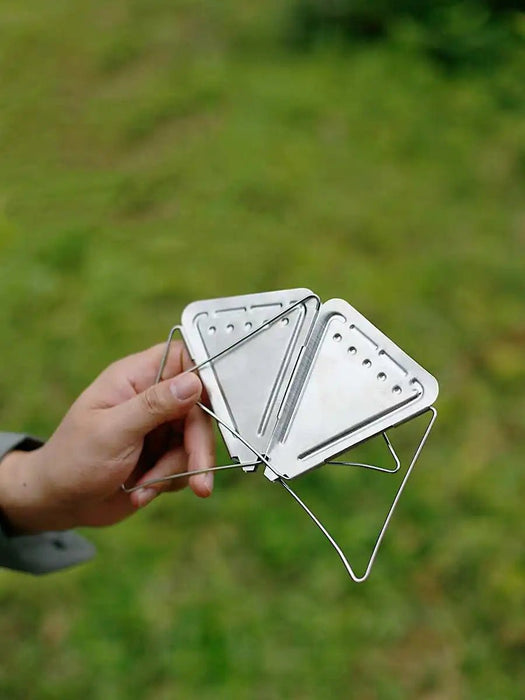 Hikevictor opvouwbare RVS koffiedripper - Compacte trechter - Outdoor koffiezetten tijdens kamperen & wandelen - Bivakshop