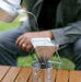 Hikevictor opvouwbare RVS koffiedripper - Compacte trechter - Outdoor koffiezetten tijdens kamperen & wandelen - Bivakshop