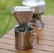 Hikevictor opvouwbare RVS koffiedripper - Compacte trechter - Outdoor koffiezetten tijdens kamperen & wandelen - Bivakshop
