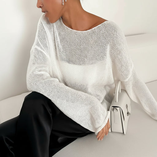 Hirsionsan tricot pullover dames zomer herfst