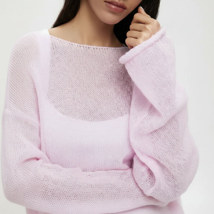 Hirsionsan tricot pullover dames zomer herfst