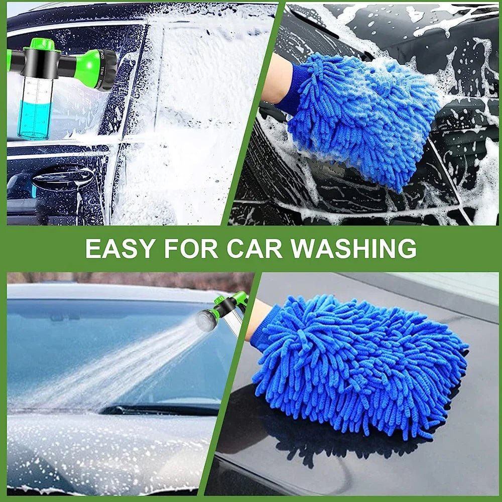 Hond douche sproeier - 8 in 1 - Hoge drukslang foamfunctie - Bivakshop