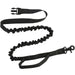 Hondenriem met tailleband – Reflecterend – Elastische Lijn - Bivakshop