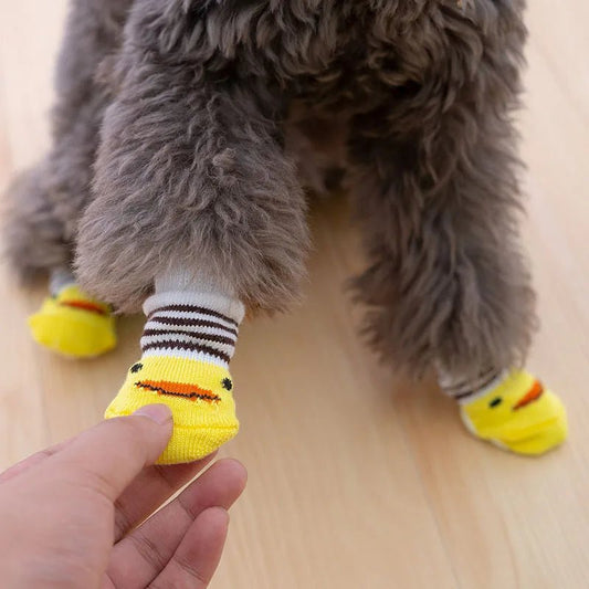 Hondensokken - Antislip - Katoen winter ademend tegen uitglijden - Bivakshop