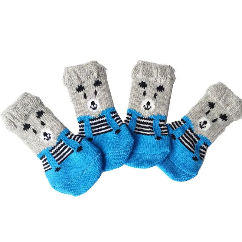 Hondensokken - Antislip - Katoen winter ademend tegen uitglijden - Bivakshop