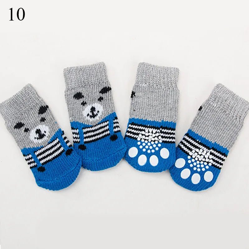 Hondensokken - Antislip - Katoen winter ademend tegen uitglijden - Bivakshop
