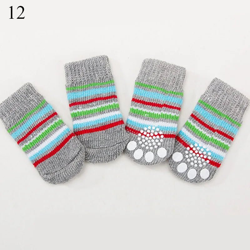 Hondensokken - Antislip - Katoen winter ademend tegen uitglijden - Bivakshop