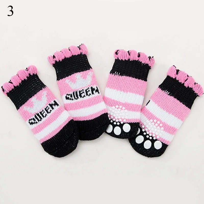 Hondensokken - Antislip - Katoen winter ademend tegen uitglijden - Bivakshop