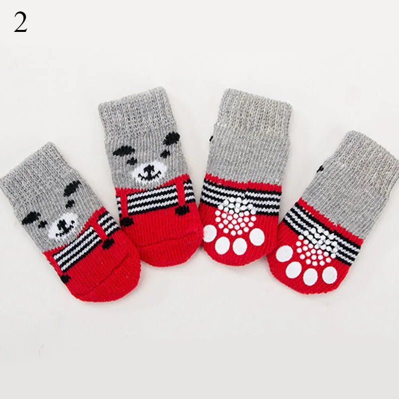 Hondensokken - Antislip - Katoen winter ademend tegen uitglijden - Bivakshop
