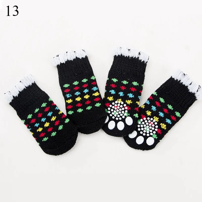 Hondensokken - Antislip - Katoen winter ademend tegen uitglijden - Bivakshop