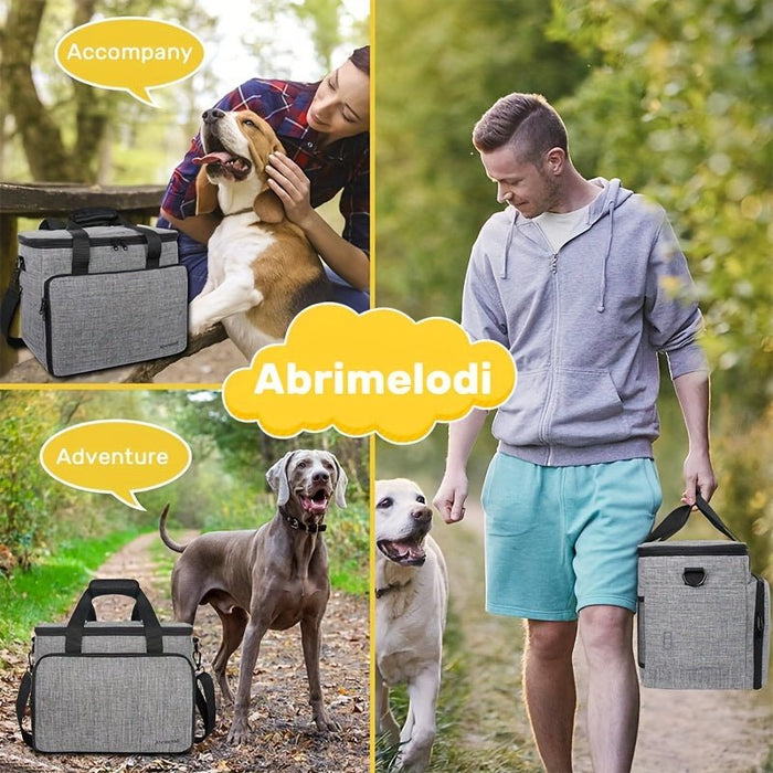 Hondentravel set 6 - delig – compleet reisorganizer – opvouwbare voerbakken - Bivakshop