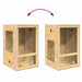 Hoog OSB Terrarium - Bruin - 80 cm of 100 cm Hoog - Bivakshop