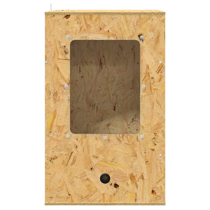 Hoog OSB Terrarium - Bruin - 80 cm of 100 cm Hoog - Bivakshop