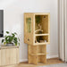 Hoog OSB Terrarium - Bruin - 80 cm of 100 cm Hoog - Bivakshop