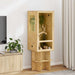 Hoog OSB Terrarium - Bruin - 80 cm of 100 cm Hoog - Bivakshop