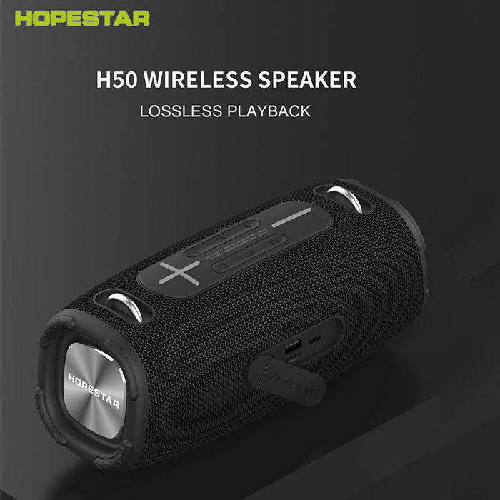 Hopestar LPX6 waterproof Bluetooth speaker - Draadloos, draagbaar en krachtig geluid - Met RGB - licht - Bivakshop