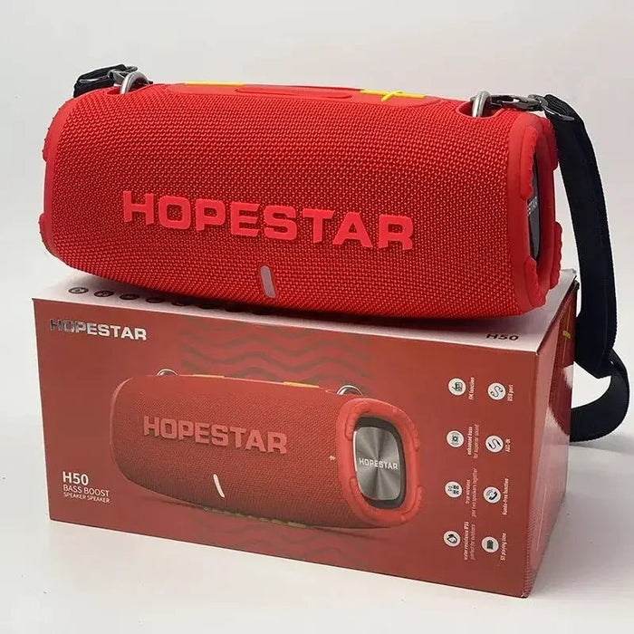 Hopestar LPX6 waterproof Bluetooth speaker - Draadloos, draagbaar en krachtig geluid - Met RGB - licht - Bivakshop