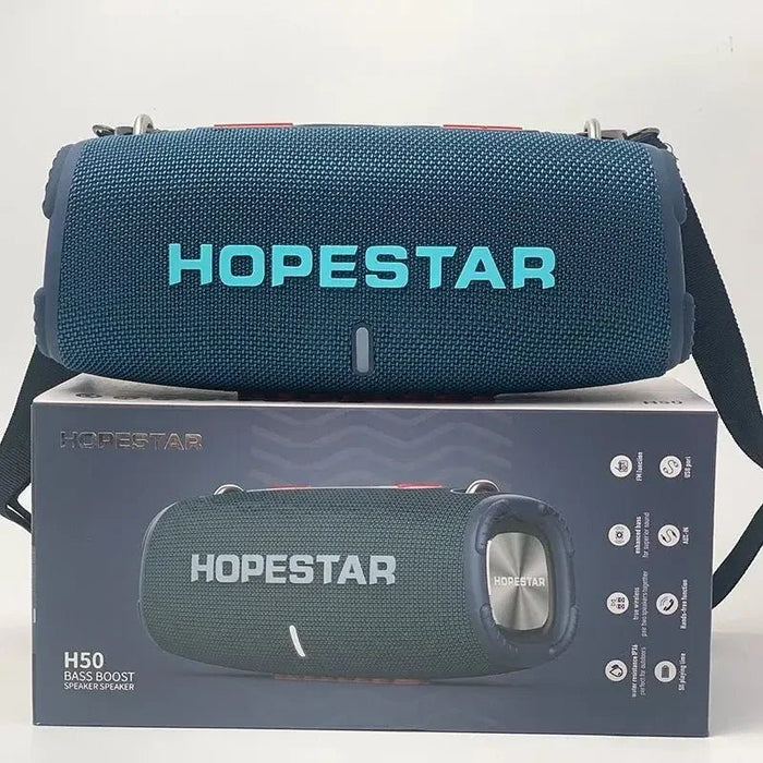 Hopestar LPX6 waterproof Bluetooth speaker - Draadloos, draagbaar en krachtig geluid - Met RGB - licht - Bivakshop
