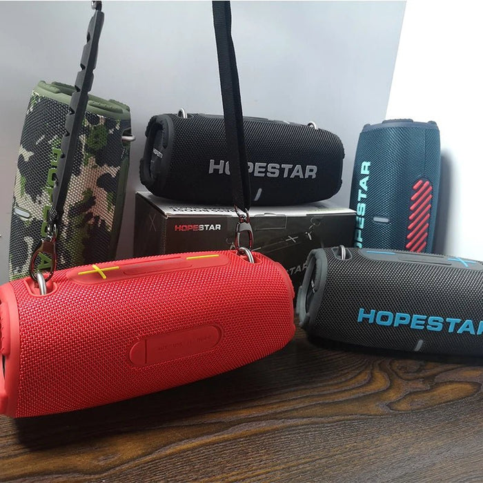 Hopestar LPX6 waterproof Bluetooth speaker - Draadloos, draagbaar en krachtig geluid - Met RGB - licht - Bivakshop