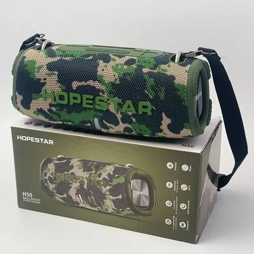 Hopestar LPX6 waterproof Bluetooth speaker - Draadloos, draagbaar en krachtig geluid - Met RGB - licht - Bivakshop