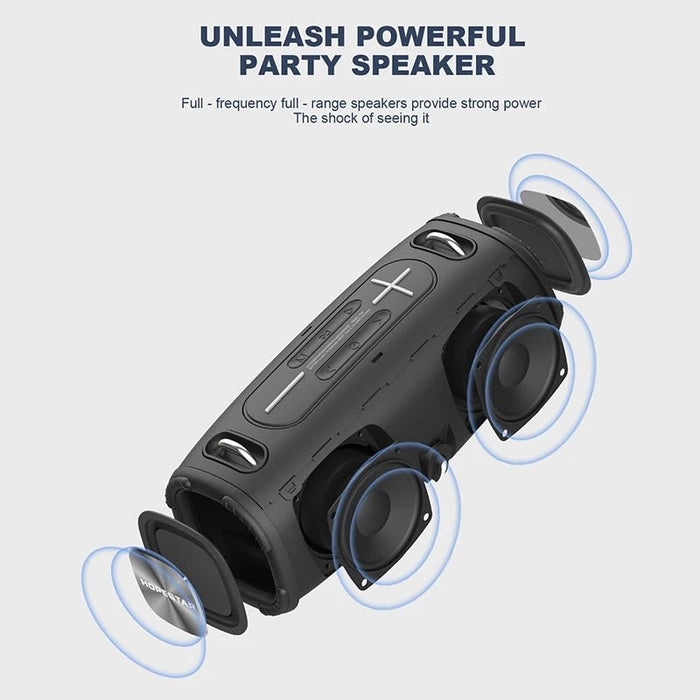 Hopestar LPX6 waterproof Bluetooth speaker - Draadloos, draagbaar en krachtig geluid - Met RGB - licht - Bivakshop