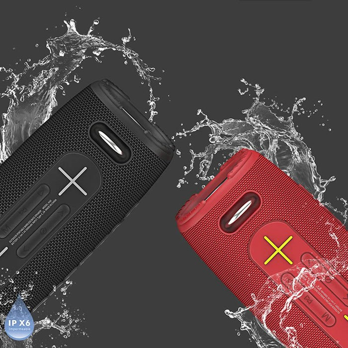 Hopestar LPX6 waterproof Bluetooth speaker - Draadloos, draagbaar en krachtig geluid - Met RGB - licht - Bivakshop
