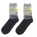 Hot Dropshipping Autumn winter Retro Women New Art Van Gogh Mural World Famous Oil Painting Series Men Socks Funny Socks - Bivakshop