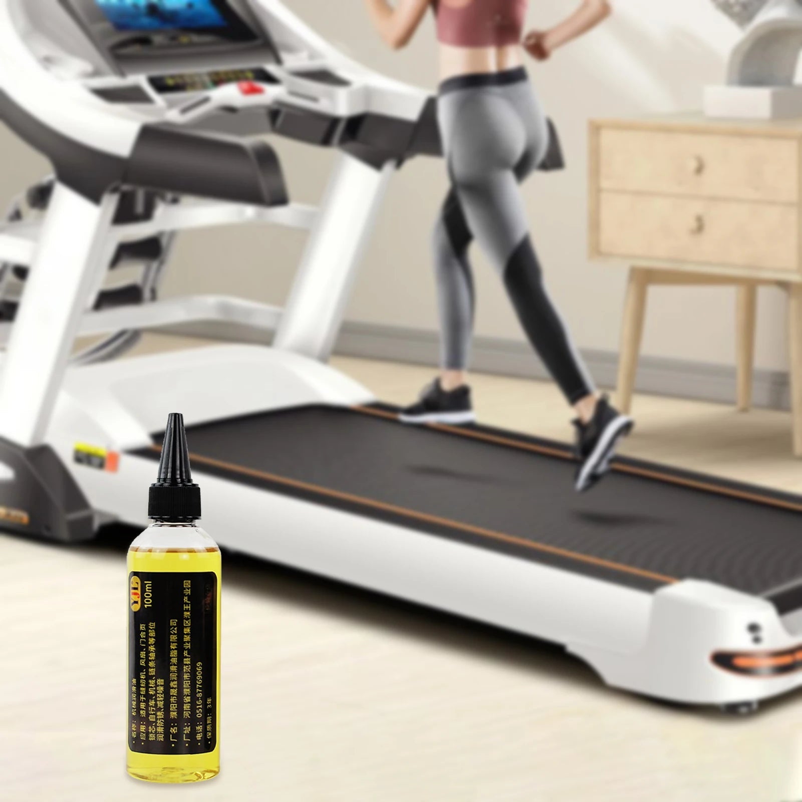 Hot gym accessoires - Mechanische onderhouds tool smeerolie 100ml - Treadmill lubricant - Bivakshop