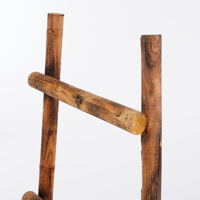 House of Seasons - Decoratieve Ladder – Bruin – L29 x B49 x H119 cm – Stijlvol & Functioneel - Bivakshop