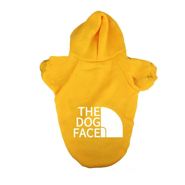 Huisdier kleding - Gele hoodie - Hond zijde comfort alle seizoenen - Bivakshop